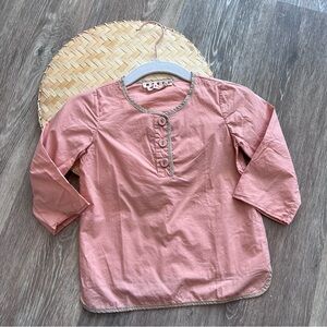 Marni toddler‎ girls designer blouse in pink